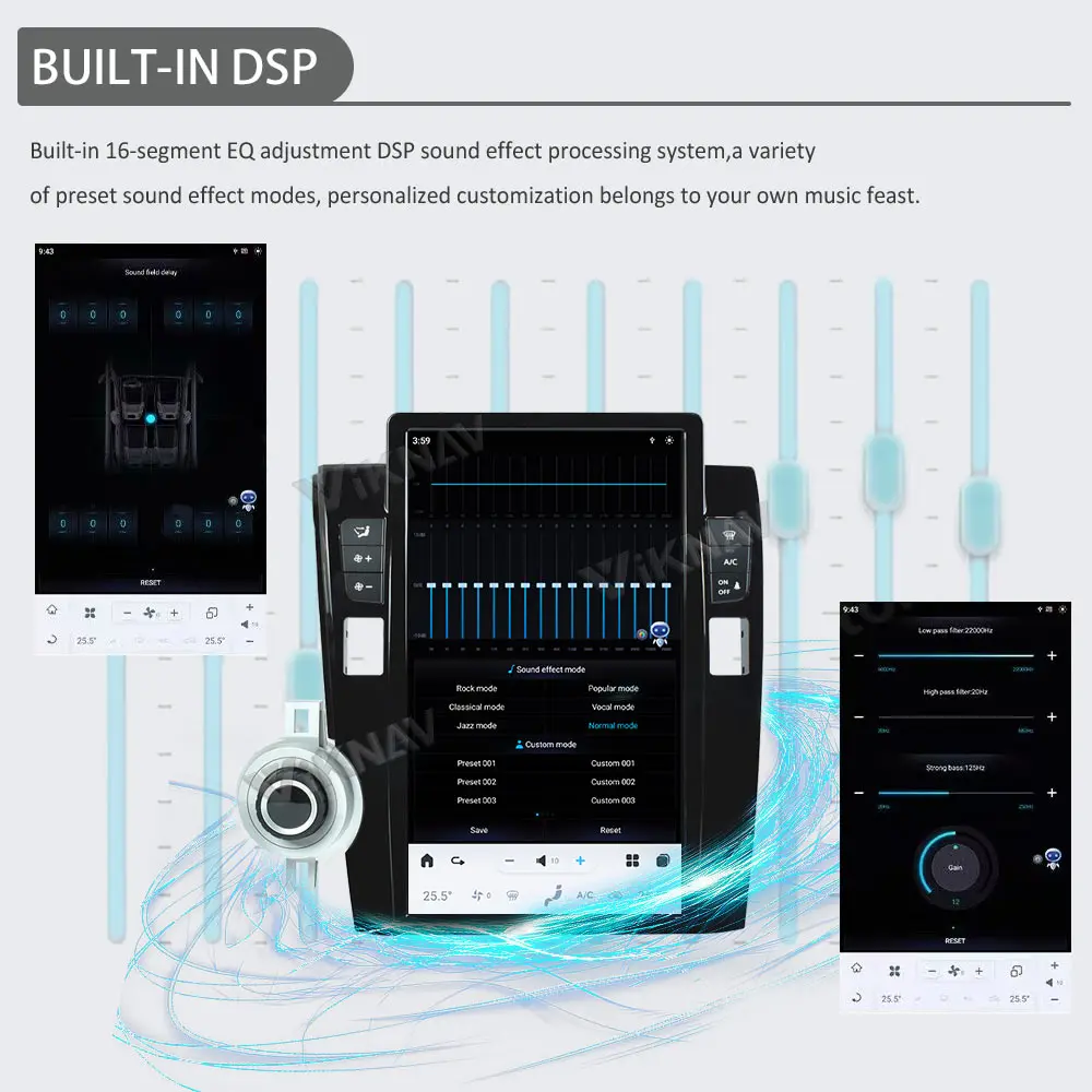 13.6 Inch Android Auto Stereo For 2007-2013 Toyota Tundra Navigation GPS Multimedia DVD Player Wireless Carplay 4G