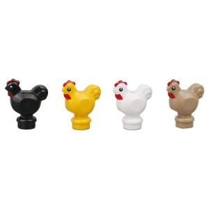 China City accessories educational toy animal mini figures farm chicken chicks building blocks wholesale