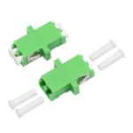 Singlemode Duplex LC APC Optical Fiber Cable Adapter