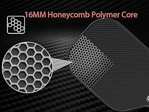 3k Frosted Surface Carbon Fiber Pickleball Paddle OEM ODM For Outdoor Sports Fitness