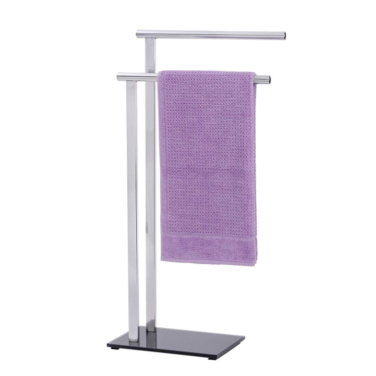 Modern Commercial Bathroom Towel Bar Shelf Rail Brackets In Bathroom Vanities Standing