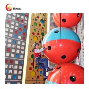 China Fun Big Wall Rock Climbing Colourful Indoor For Sports Park wholesale