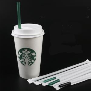 China Direct Suction Starbucks Replacement Straws , Hard Green Starbucks Plastic Straws wholesale