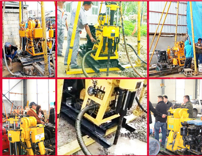 150m Depth Borehole Drilling Machine XY-1 A For Exploration Borehole Coring