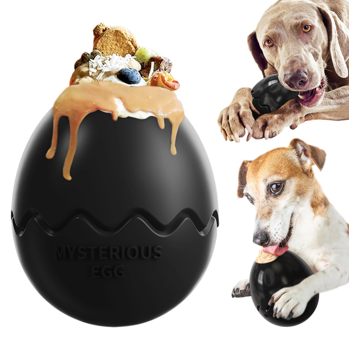 Stuffed Dog Top Slow Food Pet Tough Chew Toys