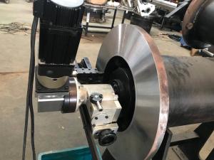 China Water Line Sealing Beveling Flange Facer Machine Intermittent Cutting wholesale