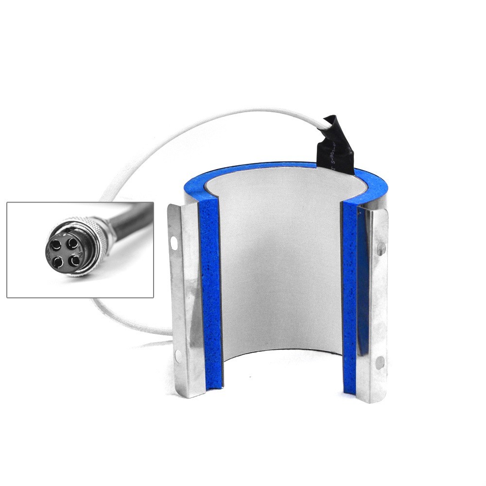 Blue 4 In 1 Mug Heat Press Machine For 11oz 15oz 20oz 30oz Mugs Photos Printing