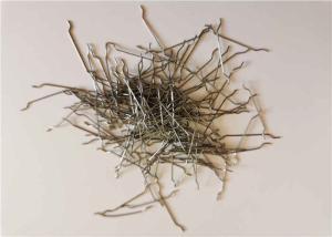 China High Carbon Steel Wire 0.4*25mm Concrete Steel Fiber For Concrete Reinforcement wholesale