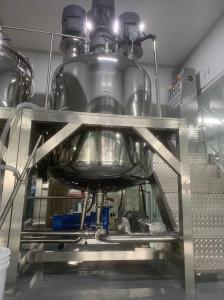 China 220V 380V Cosmetic Emulsifier Mixer High Safety Vacuum System 5000L wholesale