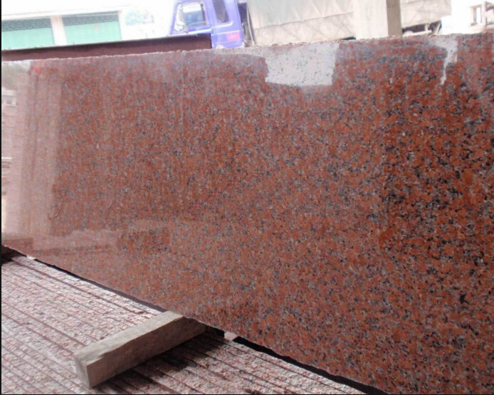 Natural Polished Surface G562 Red Granite for Wall Cladding 600X600 Tile