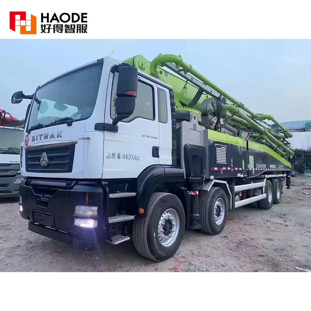 2021 Years Zoomlion Scania 63m (5 axle) Used Concrete Pump Truck 58m Horizontal Delivery Distance