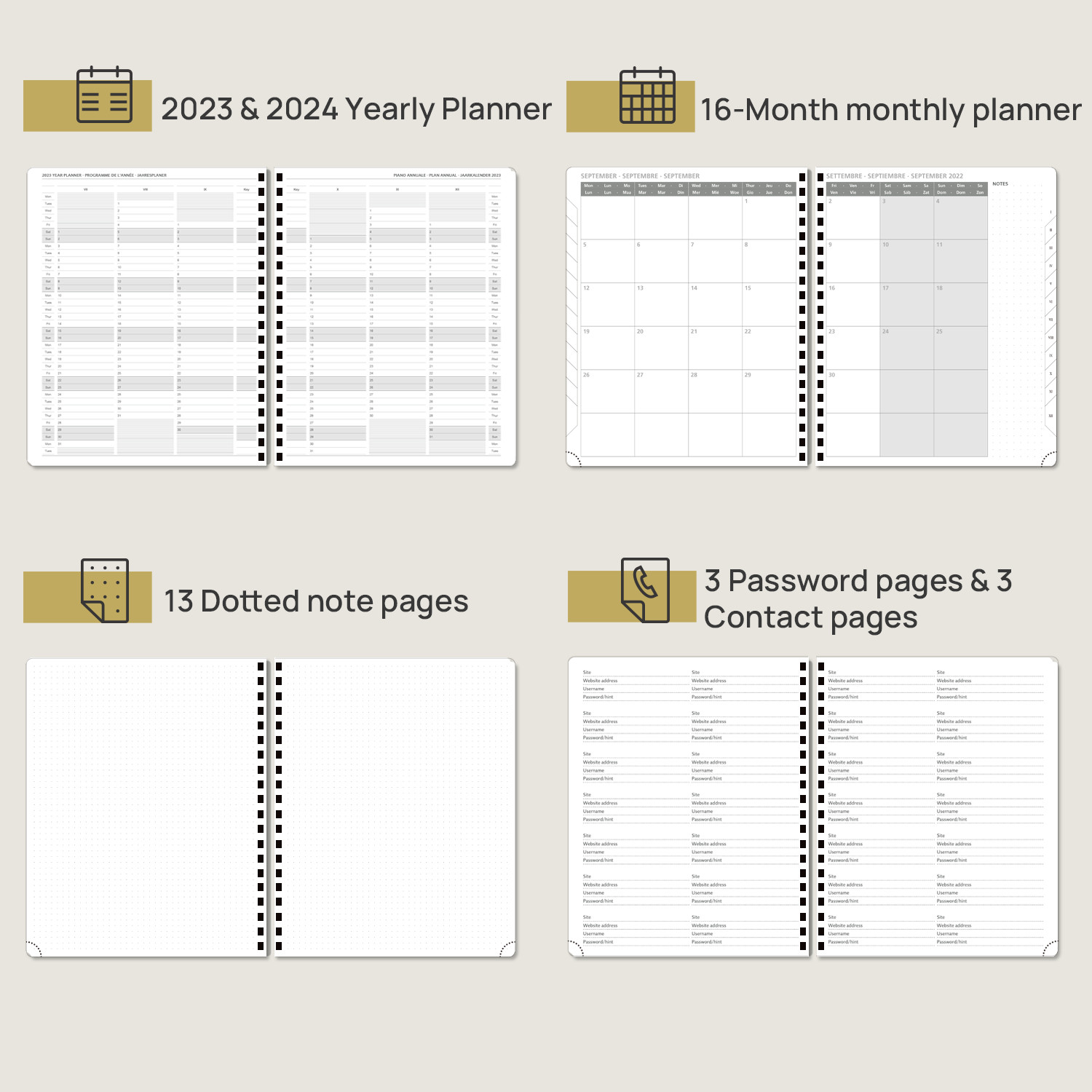 FSC Turquoise Academic Weekly Planner 2023 2023 Eco Friendly Paper