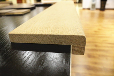 Quality cheap smooth prefinished walnut stair treads for sale