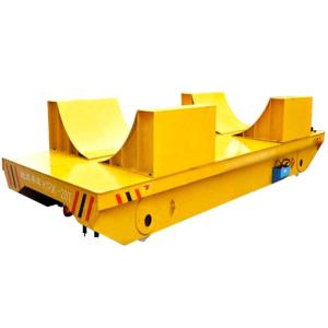 China Workshop Rail Type Flat Cart Twin Track Steel Die Transfer Cart Self-Propelled Flat Cart wholesale
