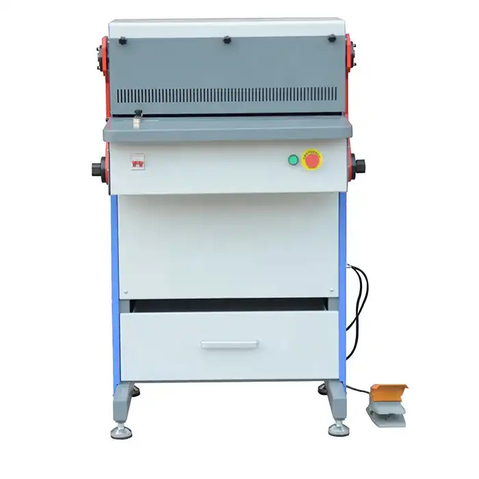 Super 600 Calender Book Notebook Hole Punching Machine Twin Loop Spiral Wire O Closing Binding Machine