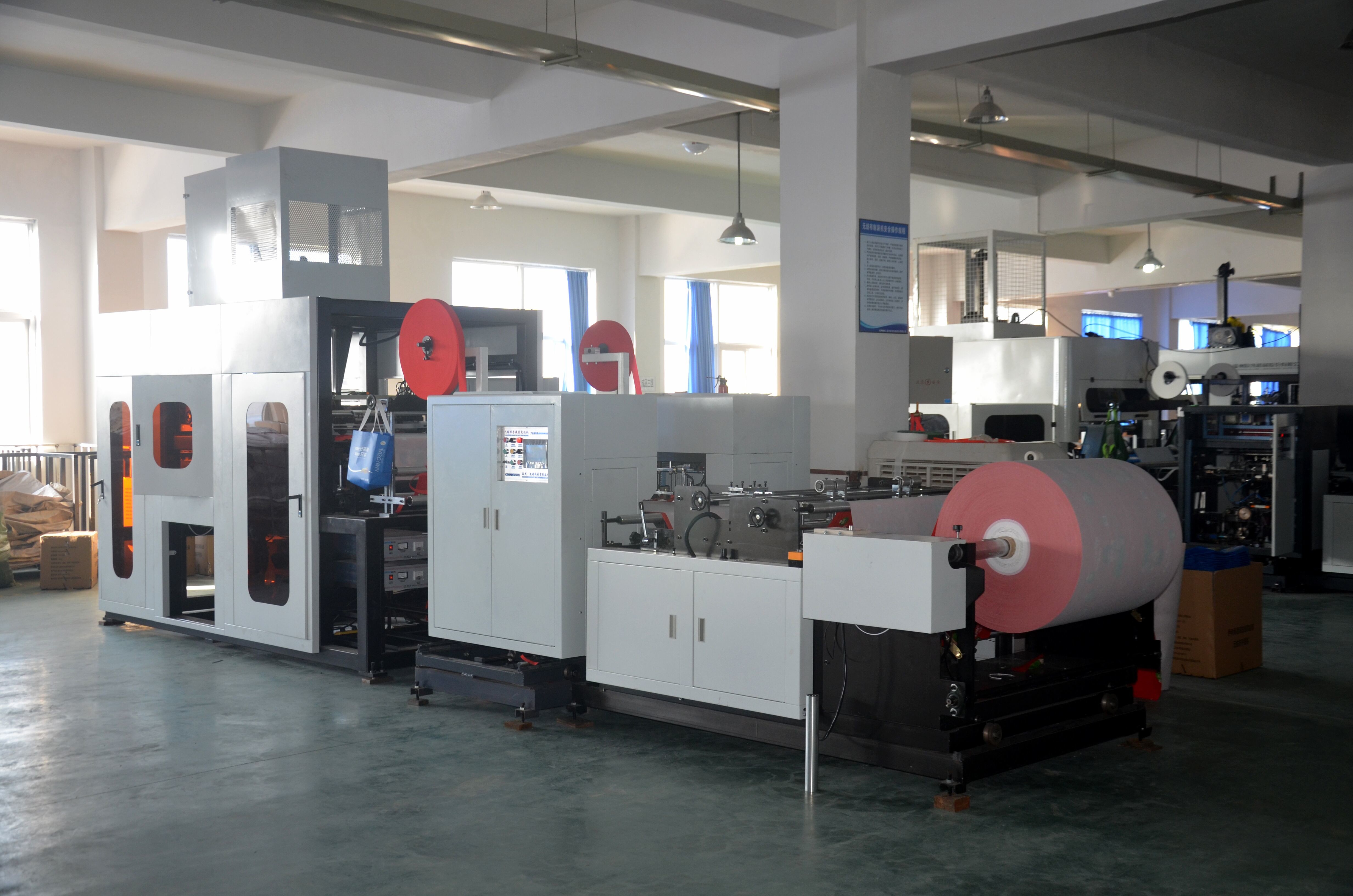 Five In One Automatic Non Woven Bag Machine For PP Woven Bag High Output