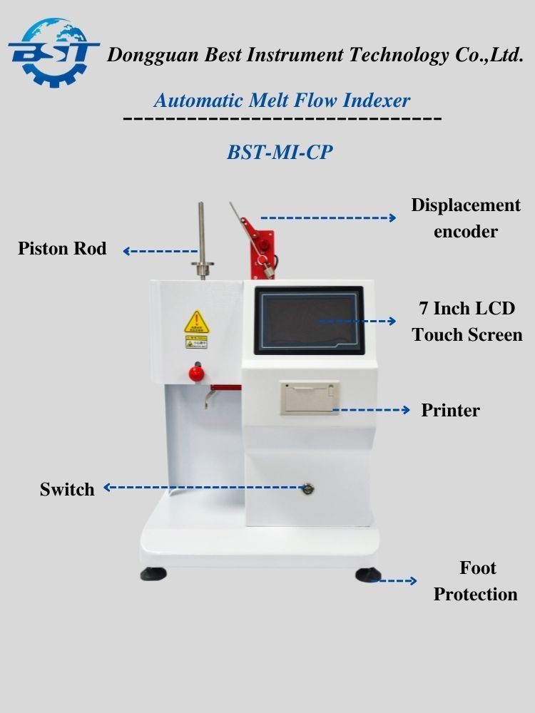 Melt Flow Index Tester Machine with Touch Screen