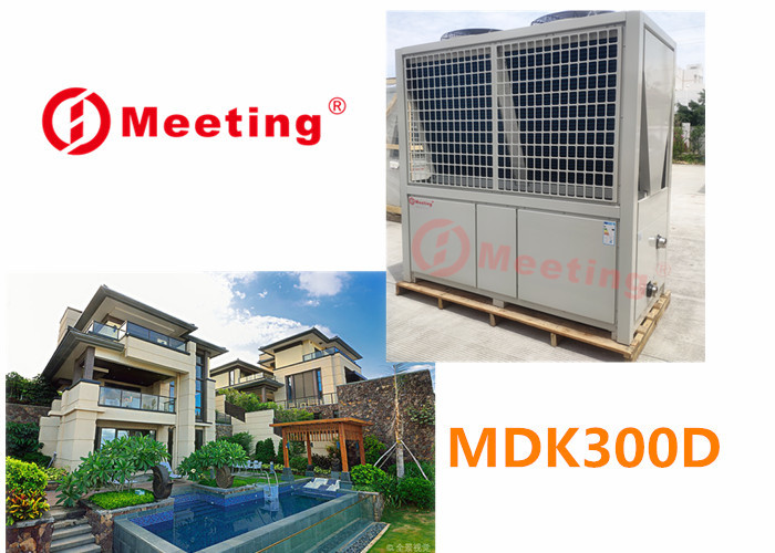 High Performance Large Villa Home Heat Pump Air To Water Copper Pipe Thick 0.8-1 Mm