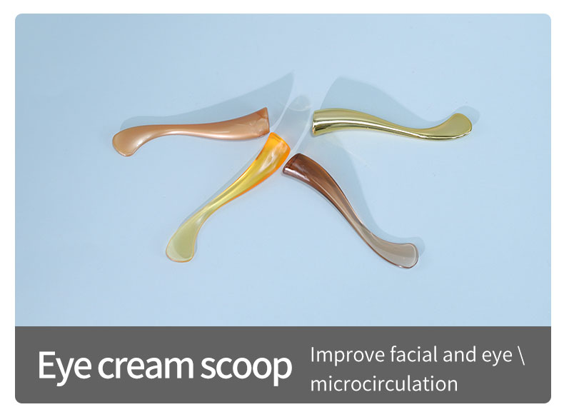 Plastic Custom Cosmetic Packaging Luxury Face Cream Spoon 71.7mm * 13.7mm