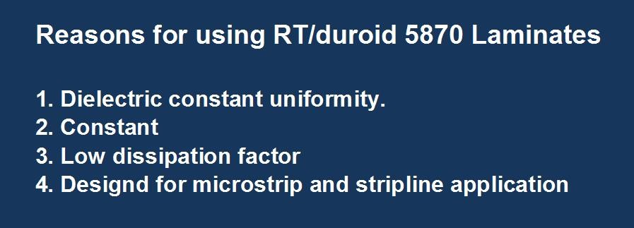RT/Duroid 5870 Rogers PCB Board