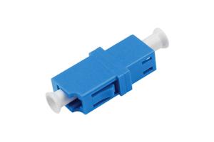 China LC UPC Simplex Blue Fiber Optic Coupler Gigabit Ethernet Flange LC Fiber Adapter wholesale