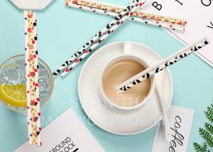 China Food Grade Bleached Paper Milkshake Straws Eco Friendly FDA Approved wholesale