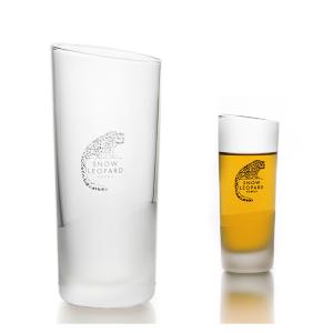 China Custom logo round lead free crystal transparent Shot Glass wholesale