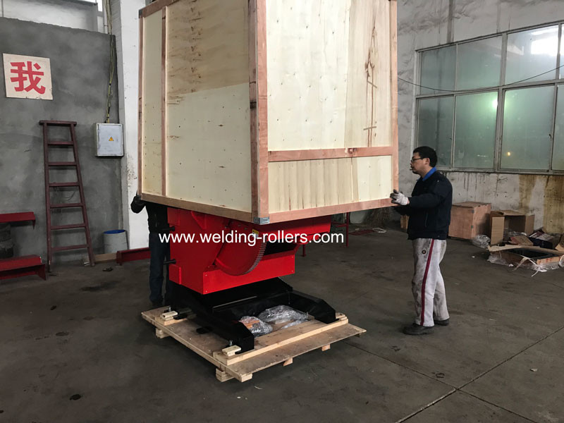 1200kg Automatic Welding Positioner For Work Piece Tilting And Rotation