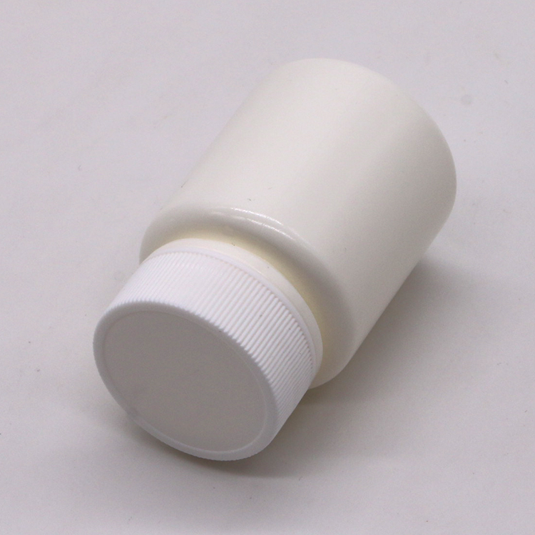 Pill Capsule Tablet 40CC Bottle with Screw Cap HDPE Material Custom Label Printing