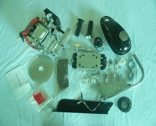 26 Inch Cruiser Motor Bike Bicycle with 4 Stroke Gas Motor Petrol Engine Kit V Brake