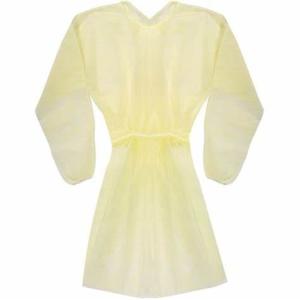 China Waterproof Antibacterial CPE Gowns With Thumb Holes Sleeves Painting Coat wholesale