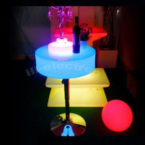 China Plastic LED Light Cocktail Table , Light Up Bar Table 16 Colors Changing OEM wholesale