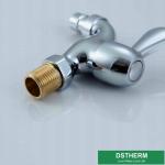 Chrome Plated Water Tap Washing Machines Brass Bibcock