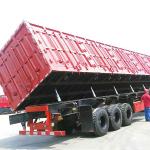Side Lifting Heavy Duty Semi Trailer Van Cargo Box Trailer 3 Axles