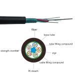 Black MDPE Jacket GYTS 96 Core Fiber Optic Cable Outdoor Duct Optical Fiber