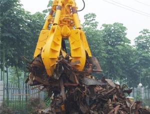 China metal scrap orange peel grab wholesale