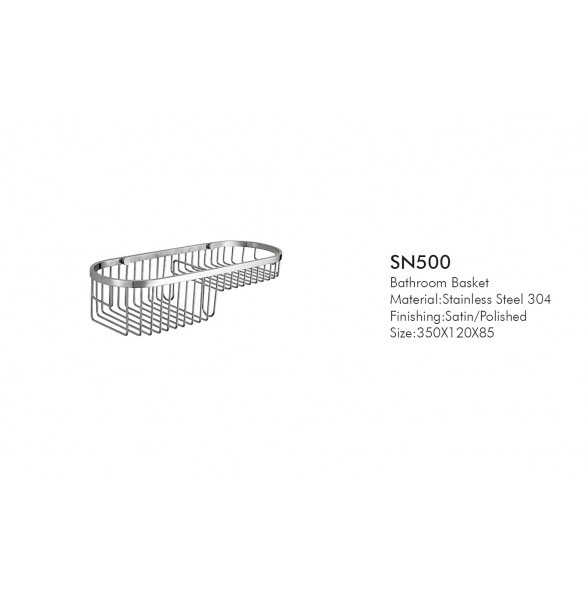 Kitchen Hotel Bathroom Storage Baskets Multifunctional Stainless Steel 304 Polished