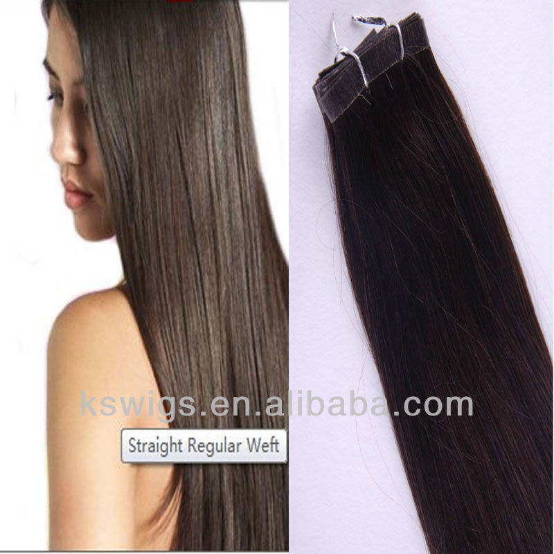 AAAAA 100% High quality Indian human hair extension-tape hair,100g/pc