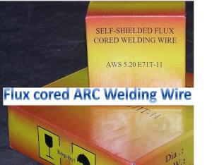 China self-shieding arc flux cored wire E81T-GS for mild steel and low alloy steel welding wholesale