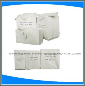 China Medical use hospital consumables 4 ply non woven swab wholesale