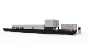 China Flat &amp; Bending Glass Tempering Oven Toughened Glass Manufacturing Machinery wholesale