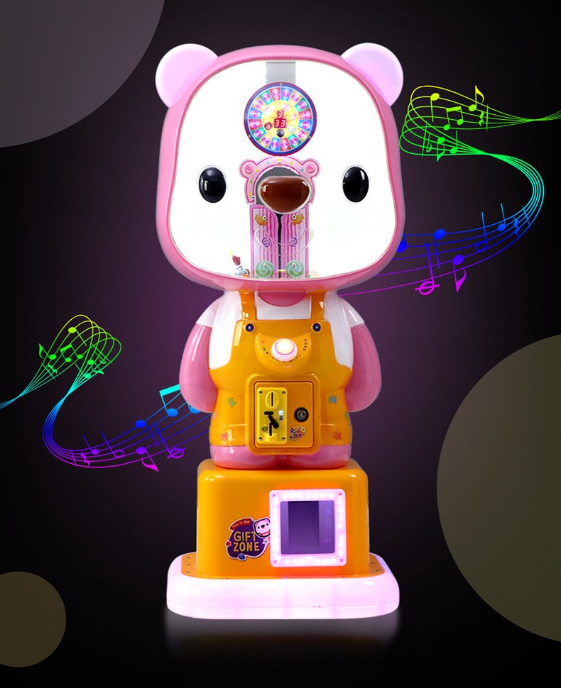 Amusement Game Center 151*38*47CM Coin Operated Plastic Toy Capsule Vending Machine