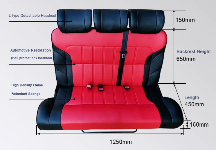 High Backrest Seatbelts Rv Rock And Roll Bed Car Seats Rv Camper Van Interior