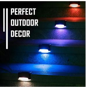 China Water Resistant Color Changing Solar Fence Lights for Yard, Patio, Stairs, Deck wholesale
