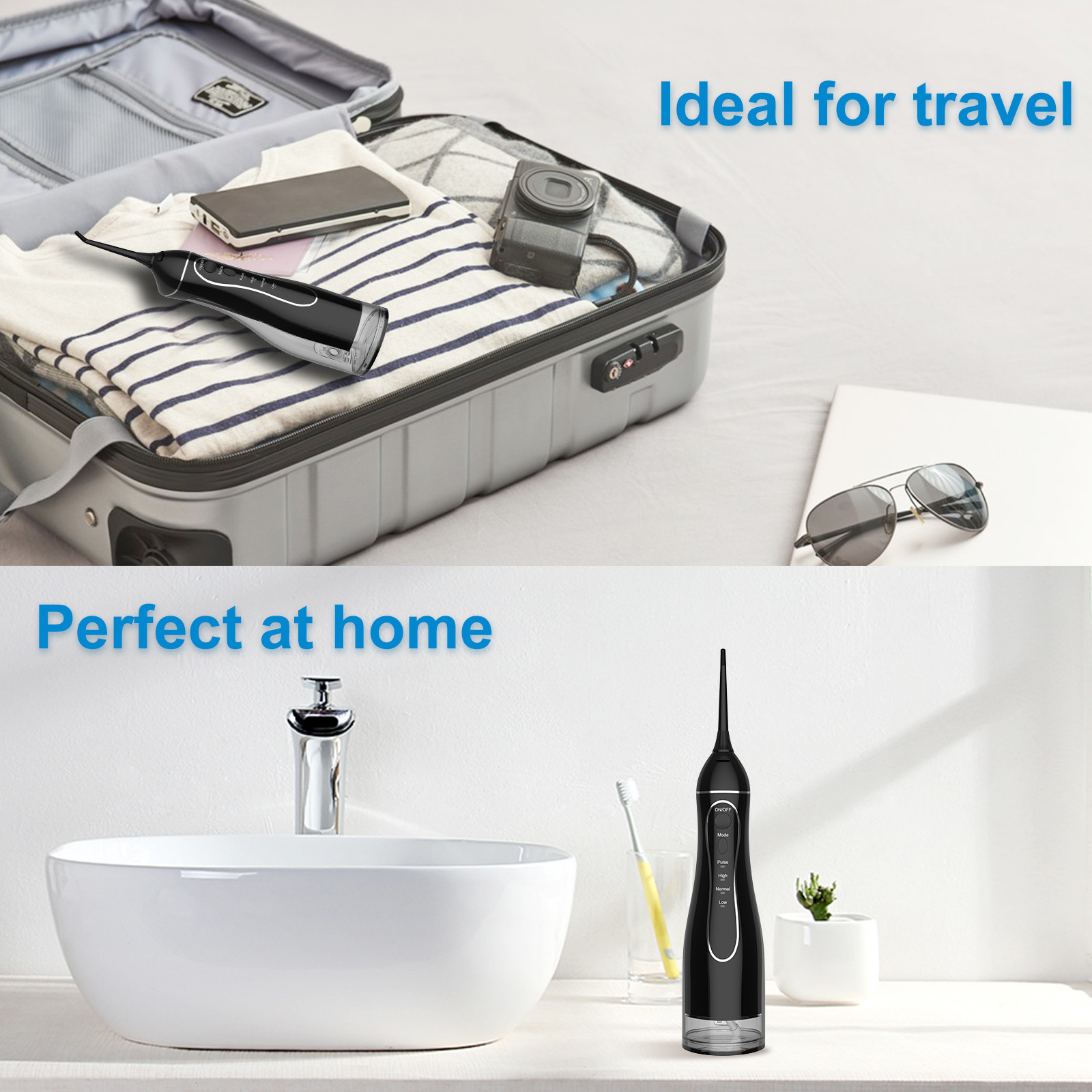 Mini Electric Oral Irrigator Dental Water Flosser For Teeth Braces Orthodontic