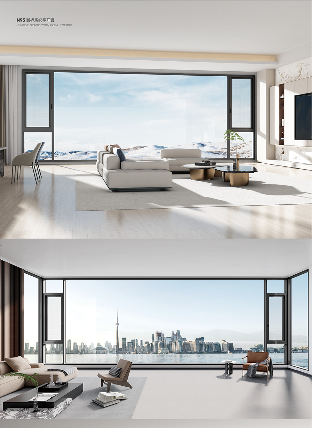 Aluminum Sliding Window SA-115, Low Maintenance, 5+ Years Warranty