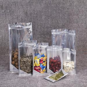 China Digital Printing Foil Transparent Mylar Zipper Bags wholesale