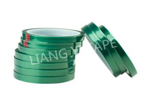 China Polyester PET Film Electrical Insulation Tape , Silicone Glue Green Insulation Tape wholesale
