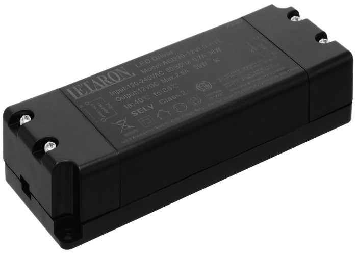 Mirror Lighting 30 Watt Led Driver , Led Power Supply 24v Efficiency 85%