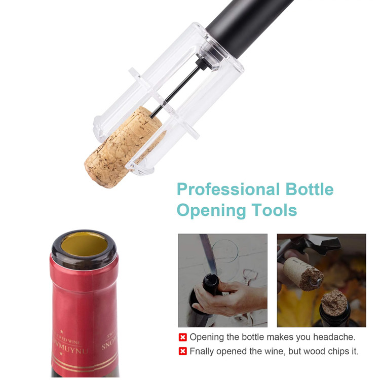 Screw Coated Wine Opener With Printing Logo